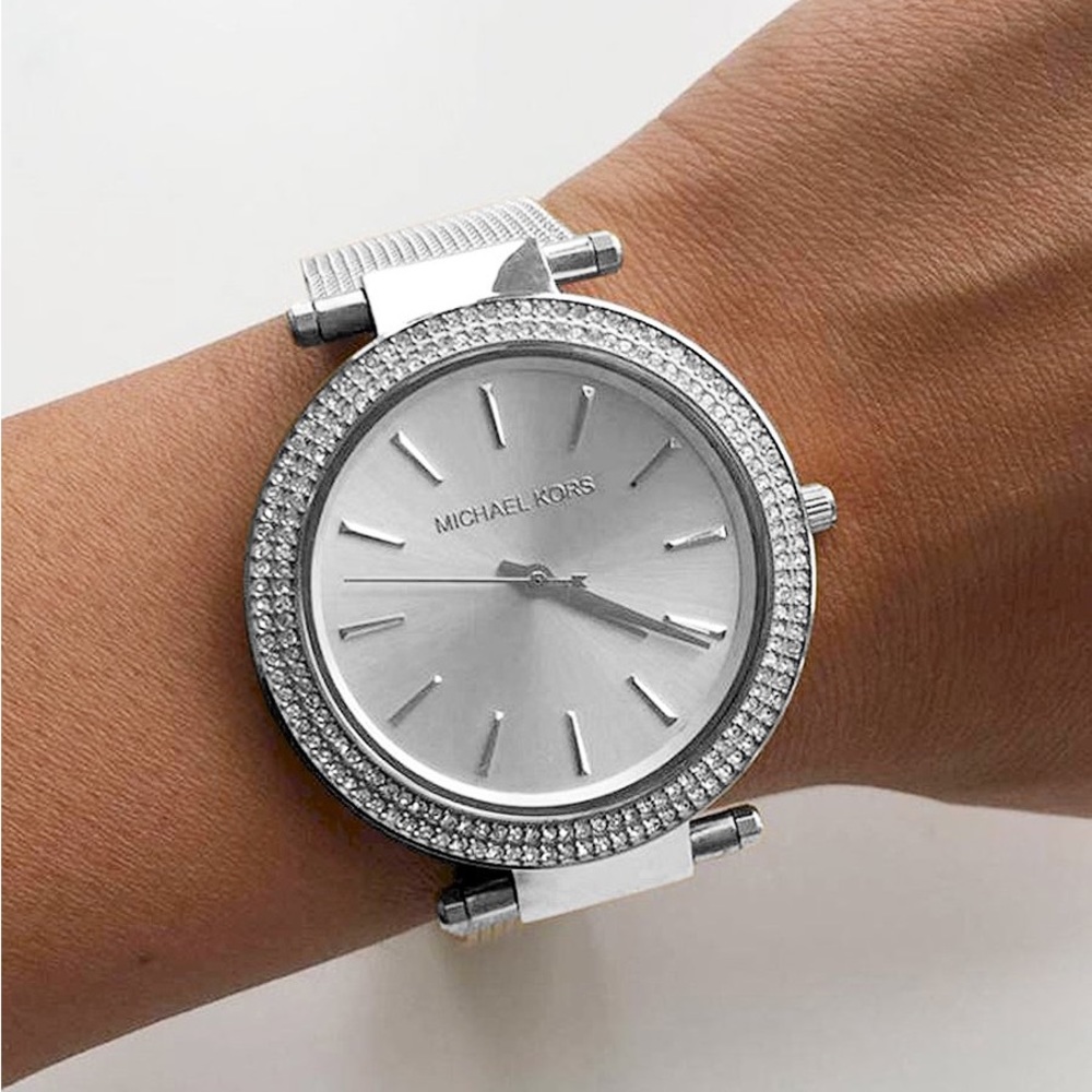 Michael Kors Women's Darci MK3367 Silver Stainless-Steel Quartz Watch